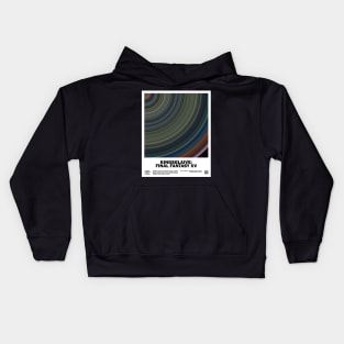 minimal_Kingsglaive_FFXV Abstract Circular Art Movie Kids Hoodie